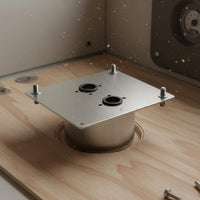 Combustion Heater Mounting Plate Shielded Cover Parking Heater Bracket Plate Sturdy Vehicle Accessory