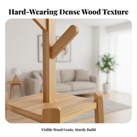 Freestanding Coat Tree Space-Saving Treedesign Coat Rack Stable Base for Bedroom