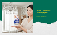 Chandelier Cleaner Spray drip-dry