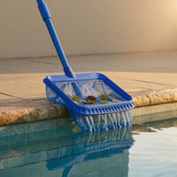 Swimming Pool Skimmer Wide Scoop Leaf Rake Net Reinforced