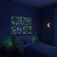 Luminous Dinosaur Wall Decals Night Light Effect Room Sticker Removable House Decoration for Kids, Bedroom