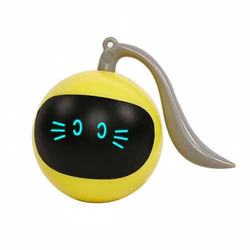 Smart Electric Cat Toy Ball, Rechargeable, Light-Up, Random Motion