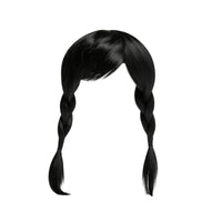 Pet Hairpiece with Strap Comfortable Pet Hairpiece with Braids Cute