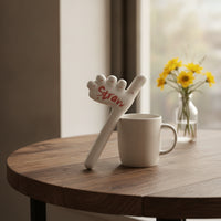 Funny Ceramic Straw with Foot Shape Novelty Foot-Shaped Straw Quirky Drinkware Glazed for Collectors, Parties, Home Bar