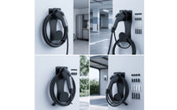 Type 2 Charger Dock with Cable Hook Space-Saving EV Charger Holder with J-Hook EV Charging Holder Easy Install