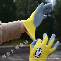 儿童园艺手套小宠物防咬保护劳动防护赶海干家务种花防滑多用途