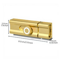 Portable Door Lock, no tools required Security Device, Easy Install Privacy Lock for Bedroom, Hotel, Apartment
