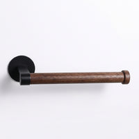 Cabinet Roll Dispenser, Under Paper Towel Holder for Home Cooks, Wooden Space-Saving Hanging Kitchen Storage for or Film