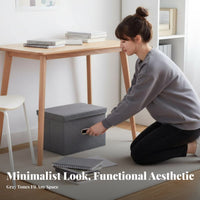 foldable Book Crate with casters No-tools-required Assembly Household Storage