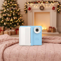 Kids Instant Print Camera Gift Twin Lens Print Camera 3-in-1 for Travel