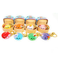 Simulated Char Siu Bao Toy with Keychain