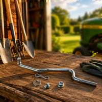 Front Mower Drawbar Arm Mounting Hardware Mower Drawbar Arm Assembly Chrome Finish Farm Equipment Part