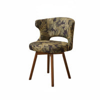 Retro Design Swivel Barrel Armchair Soft Cushion Upholstered Vanity Chair Ergonomic Design Household Furniture Curved Backrest for Home Office Workers, Students, Book Lovers, Living Room, Reading Nook, Bedroom