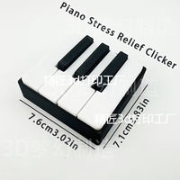 PLA Piano Keyboard Clicker Desktop Figurine and Stress Relief Toy