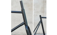 Steel Fixie Frame with Fork Classic Fixed Gear Bike Frameset Minimalist Fixed-Gear Cycle Frame Lightweight for City Riders