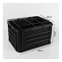 Lightweight Handlebar Bike Basket Rust-Resistant Front Cycle Basket Long-Lasting Front Bike Carrier Strong for Commuters, Commuting