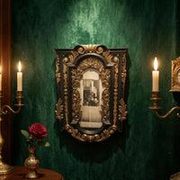Dollhouse Miniature Baroque Design Wall Frame Balanced Gothic Wall Frame Classic Residence Miniature Scene Decoration