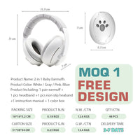 Baby Noise Cancelling Ear Muffs, Kids Hearing Protection Headphones for Sleep and Noise Reduction