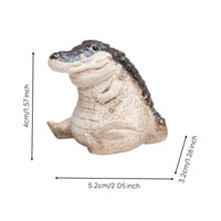 Crocodile Tea Figurine Luck Handmade Yixing Tea Pet