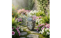 Divine Face Planter Weather-Resistant Divine Head Planter for Patio, Balcony