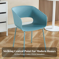 Modern Side Chair Nordic Design Shell rear Side Chair Easy to Clean Ergonomic rearrest for Homeowners, Restaurant Owners, Cafe