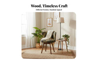 Retro Design Swivel Barrel Armchair Soft Cushion Upholstered Vanity Chair Ergonomic Design Household Furniture Curved Backrest for Home Office Workers, Students, Book Lovers, Living Room, Reading Nook, Bedroom