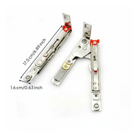 Hidden casement opening hinge, stainless steel discreet door hardware, 180-degree rotating hinge accessory