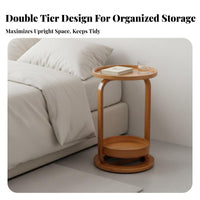 Round Side Table Light Luxury Feel Round Tripod Table century-inspiredera Modern Design