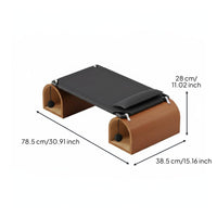 Cat Tunnel Bed Weather-Resistant Elevated Cat Bed Removable Cover Wooden Pet Cot for Cats