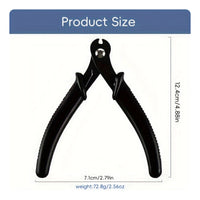 Wire-Cutting Plier Ergonomic Wire Clippers with Spring Compact Tool for Jewelers, Crafting, Workbench