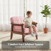 Crownsupport Plush Chair Sturdy Construction children's Furniture for Preschoolers