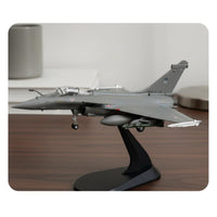1/100 Scale Rafale C Model Pre-Assembled Rafale Fighter Jet Model Collectible Item 1:100 Fighter Jet Model Plane for Enthusiasts, Shelf Ornament