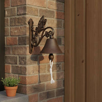 Cast Iron Wall Bell Antique Look Vintage Hanging Bell