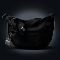 Travel Bag and Tote Bag for School, Oval Oxford Cloth Shoulder Bag for Work, Crossbody Bag with Shoulder Strap, Casual Bag for Men and Women