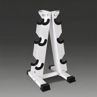 Triangular Three-Tier Dumbbell Rack Vertical Dumbbell Rack with Cradles Compact Space-Saving for Home Gym Owners