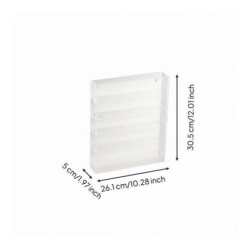 Acrylic Coin Cabinet Clear Collectibles Storage Clean-Edged