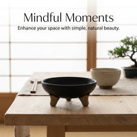 Wabi-Sabi Ceramic Dish, Minimalist Japanese Style