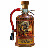 Fire Quencher Decanter Exclusive Release Barware for Collectors, Firefighters