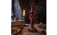 Witchy Witch Figurine with Pointed Hat Slender 3D Printed Witch Desktop Statue Spooky for Goths, Collectors, Desk, Shelf, Entry Table