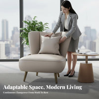 4 Pieces Office Reception Seating Business Design Commercial Furniture Minimalist Design Long-Lasting for Lobby, Waiting Room