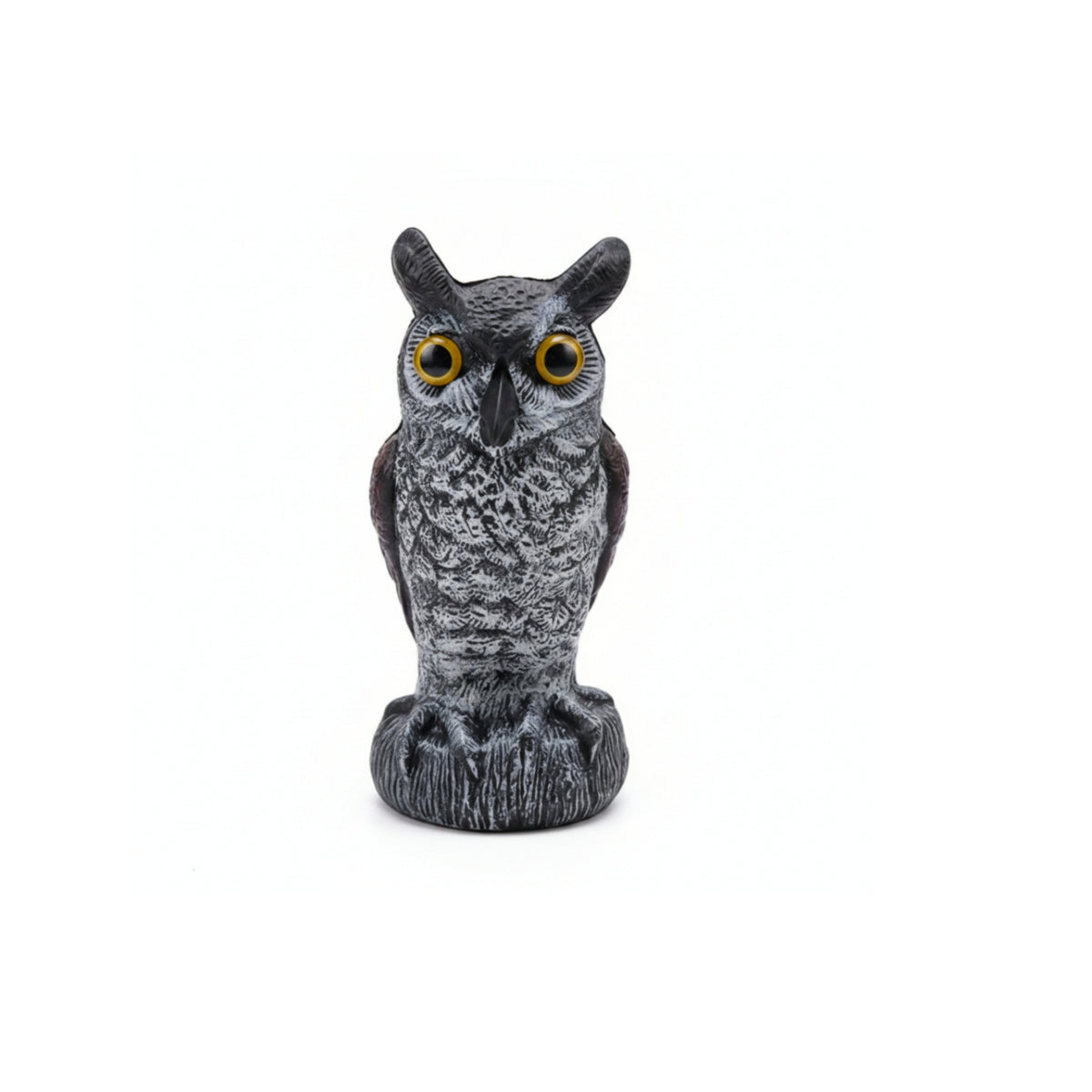 Standing Owl Statue Simulated Long-Eared Owl Ornament Realistic Design
