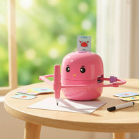Educational Drawing Toy with Cards Interactive Drawing Robot Creative Learning Robot Child-Friendly for Children, Toddlers, Home