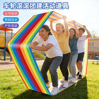 Rainbow Team Building Game Mat for Outdoor Activities