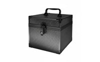Portable Handle PSA Card Storage Box Lockable Clasp Aluminum Card Case Hard Shell Shockproof for Collectors, Travel