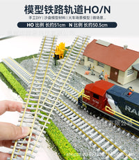 HO/N微缩火车模型沙盘仿真铁轨道砟工具手工模型DIY情景素材