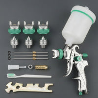 HVLP Multi-Nozzle Upper-Reservoir Feed Versatile Sprayer for Painters, Hobbyists, Automotive Painting, Car Refinishing, Workshop