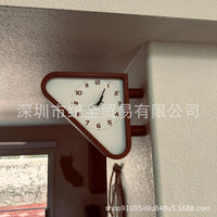 跨境新品1970s Inspired Double Sided Station Clock双面车站钟
