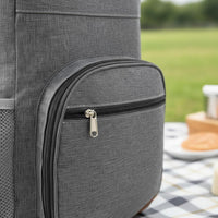 Thickened Padding Insulated Picnic Backpack Portable Leakproof Cooler Backpack Water Resistant Thermal Picnic Bag Easy to Clean for Camping