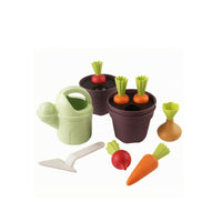 Wheat-Straw Style Garden Playset Speckled Finish Kids Gardening Tool Set Molded Plastic Child Gardening Kit Round Shape for Sandbox