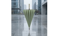 Windproof Umbrella with 24 Ribs Manual Open Long-Handled Umbrella Quick-Dry Long-Lasting for Business Professionals, Daily Commuting